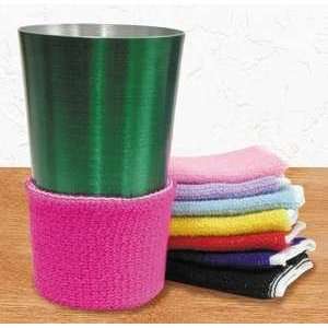  Terry Assorted Colors Beverage Drink Covers (Set of 16 
