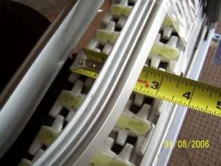 FlexLink XM 100 Inch by 3 Inch 90 Degree Plastic Slat Conveyor  