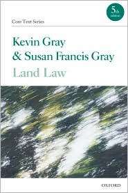 Land Law, (019921378X), Kevin Gray, Textbooks   