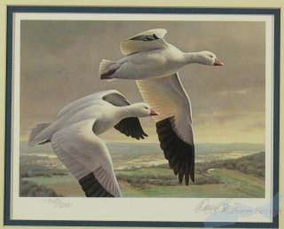 Daniel Smith 91 MN Ross Goose Print & Stamp Signed  