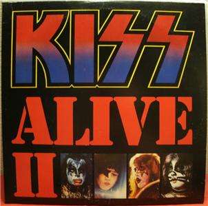 Kiss   Alive II (2) LP   orig w/ BOOK   U.S. Casablanca, 1977 vinyl 
