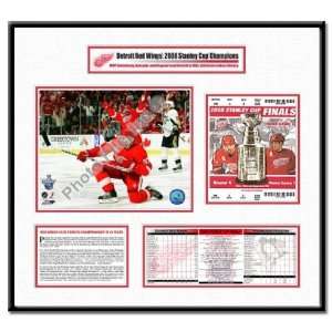   Stanley Cup Ticket Frame Mikael Samuelsson Game 1 Goal Celebration