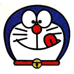 Doraemon the Robot Cat tongue out licking lips Iron On Transfer for T 