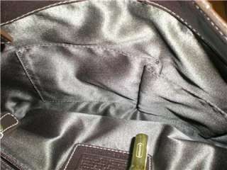 COACH Hamptons Pebbled Leather Hobo Clip Handbag Purse  