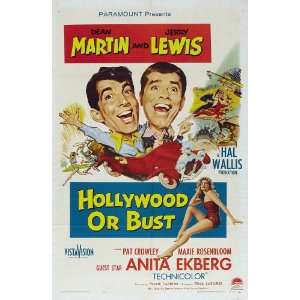  Hollywood or Bust (1956) 27 x 40 Movie Poster Style A 