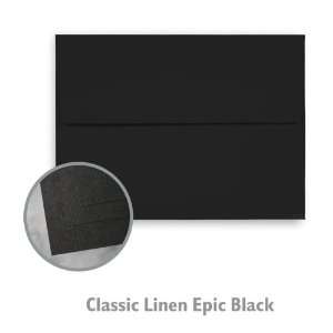  CLASSIC Linen Epic Black Envelope   1000/Carton Office 