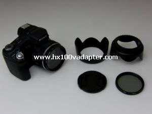   ADAPTER RING   FIT 58mm FILTERS, MACRO LENS, LENS HOOD TO DSC HX100V