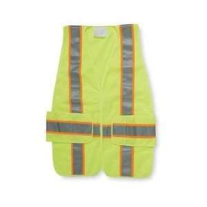  Condor 1YAL1 Safety Vest, Class 2, Med/Lg, Expand, Lime 