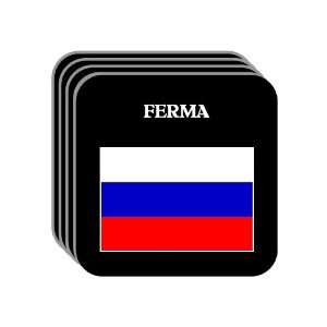  Russia   FERMA Set of 4 Mini Mousepad Coasters 