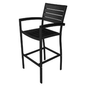  Poly Wood Euro Bar Arm Chair with Plastique Patio, Lawn 