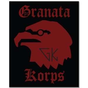  TORINO Supporters Granata Korps bumper sticker 3 x 5 