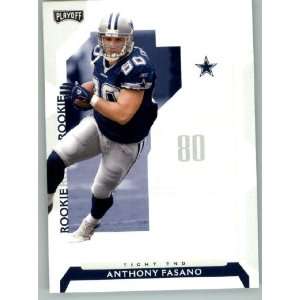  2006 Playoff NFL Playoffs #101 Anthony Fasano   Dallas 