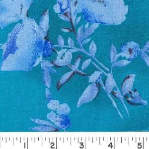  5758 Wide ALICIA TEAL Fabric By The Yard Arts, Crafts 