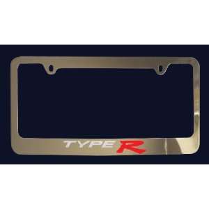  Honda Type R License Plate Frame V2 (Zinc Metal 