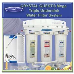 Crystal Quest Triple 8 Stage under sink Fluoride Water Filter System