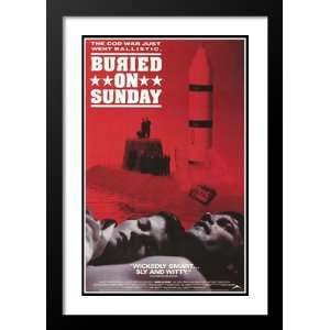 Buried on Sunday 20x26 Framed and Double Matted Movie Poster   Style A