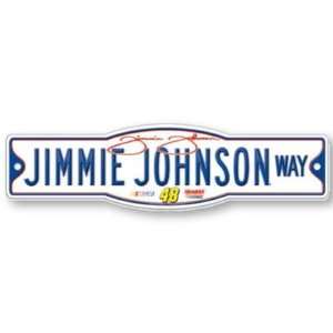    Wincraft Jimmie Johnson 5X17 Street Sign