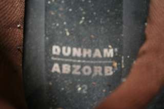 Dunham Abzorb hiking walking traction Brown Shoes 12D  