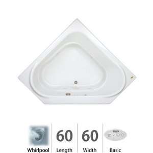 Jacuzzi NF84959 Capella 6060 Whirlpool LH Heater and Chroma White 