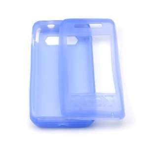   Blue Silicone Skin Case for Sony Ericsson Xperia X1 