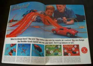 vintage Mattel Switch N Go toy car playset ad. 2 page ad spread. 7/66 
