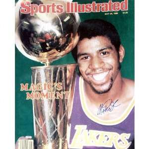 Magic Johnson Los Angeles Lakers Autographed Sports Illustrated Cover 