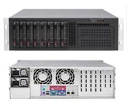 Supermicro 6036T TF 2TB 3U Server   12GB RAM, Nehalem  