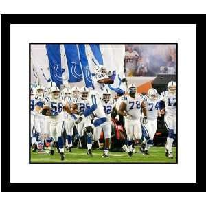   Colts Framed Photo   Super Bowl XLI Champions Running on the Field