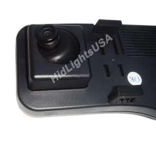 DVR Rear View Mirror Recorder GPS Bluetooth Hand Free Car Kit GPS & G 
