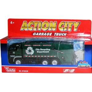  Real Toys Action City Recycling Truck Toys & Games