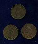 SWEDEN OSCAR II 1 ORE COINS 1879, 1884, & 1903