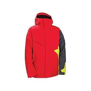 686 Snaggletooth Peace Insulated Jacket (Red) Medium   Jackets 2012 