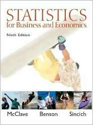 Statistics for Business and Economics   With CD, (0130466417), James 