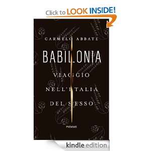 Babilonia (Italian Edition) Carmelo Abbate  Kindle Store