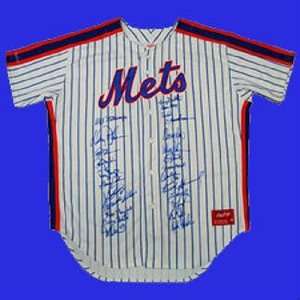  1986 New York Mets Jersey Autographed Jersey Sports 