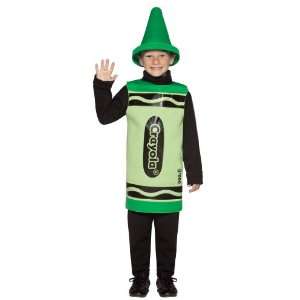   Rasta Imposta Green Crayola Crayon Child Costume / Green   Size 4 6X