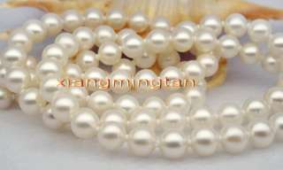 AAAAA+4810 11mm NATURAL REAL south sea white pearl necklace 14K 