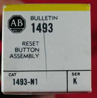 1493 N1 Allen Bradley Overload relay Reset Button Assy  