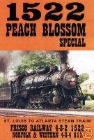 1522 PEACH BLOSSOM SPECIAL STEAM TRAIN VIDEO DVD  