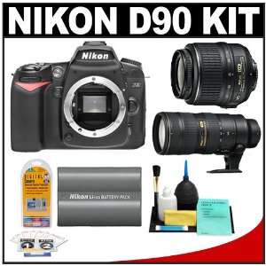   VR Lens + 70 200mm f/2.8G II VR + Nikon EN EL3e Battery + Cleaning Kit