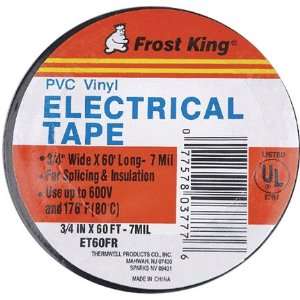   Electrical ET60FR Electrical Tape   3/4x60 Black