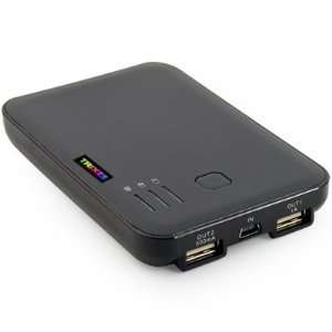  TRIXES Black Universal Backup Battery Charger for Mobile 