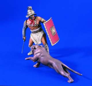 Verlinden 120mm Roman Gladiator with Panther item #1645  