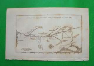 Original 1846 Map 1681 Marquette MISSISSIPPI RIVER FROM GULF OF MEXICO 