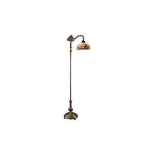   Tiffany 10057 757 Gylnda Turley 1 Light Reading Lamp in Antique Brass
