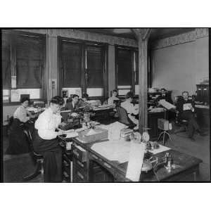  US Bureau of Chemistry activities,1900s,clerical staff 