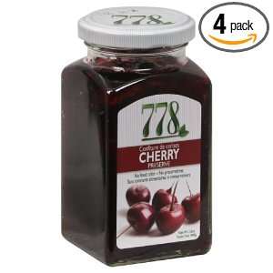 778 Cherry Preserves, Passover, 12 Ounce (Pack of 4)  