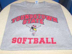 YOUNGSTOWN State Penguins Softball Team Issue Shirt XL  