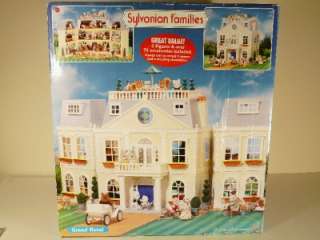SYLVANIAN FAMILIES GRAND HOTEL FULLY FURNISHED   INSTRUCTIONS AND BOX 
