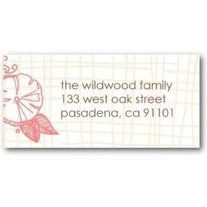  Holiday Return Address Labels   Traced Wreath Girl By 